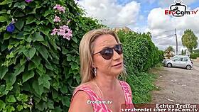 deutsche blonde milf wild bunny blind date in car