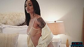ebony beauty julie kay shows her curvy hot body for playboy