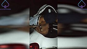Dogging with neighbor in car while husband watches