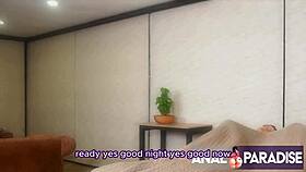 My girlfriend caught me fucking her stepmom then the stepmom seduced us both into a threesome