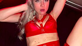 hot blonde submissive enjoys intense interracial bbc action