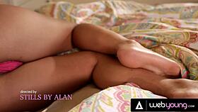 naturally stacked ashley adams shows how to be a lesbian