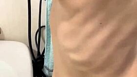 My wifes petite body has sensitive nipples and enjoys raw creampie