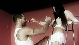 Messy chocolate covered rough fucking