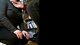 sara gets bound and collared as slave