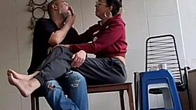 Convinced married neighbor for backyard sex