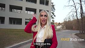 Big booty foreign realtor didnt get offended just said she needed more cash