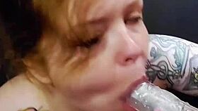 sophia celeste gives extra sloppy blowjob performance