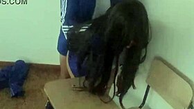 wtf so cute student fucks classmate in classroom