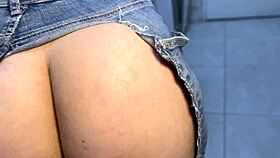 my maid worked in ripped jeans and i could not resist