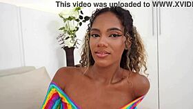 slim brazilian karina takes four huge cocks hard