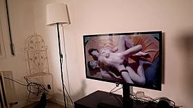 caught friend watching porn and got so wet