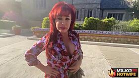 Stunning Redhead Milf Gets Anal Pounded By Rome