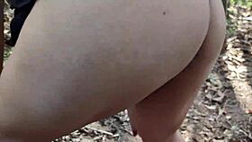 Hot married woman fucking in the park with a stranger