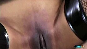 spanking chocolate booty while going interracial
