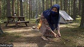 Cheating Babe Fucks Boss Deep In Forest