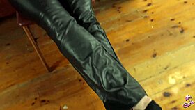 Lucifer enjoys wax play and solo masturbation fun