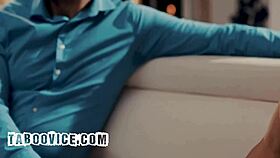 blonde cheerleader has threesome with milf coach