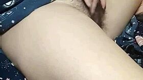 Chinese milf enjoys solo masturbation in private