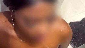 Black girl drinks piss uncensored in full video