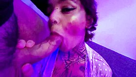 cute alt teen fucks lucky guy and ends with mouth filled with cum