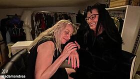 Lesbian grannies explore foot fetish fun until intense orgasm