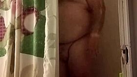 hot shower play with big cock fun