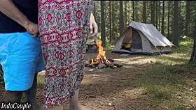 Cheating Babe Fucks Boss Deep In Forest