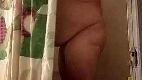hot shower play with big cock fun