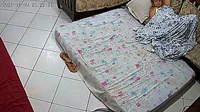 Melissa Fingers Her Pussy Under Blanket