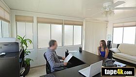 gorgeous submissive teen screwed on office desk