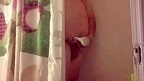 hot shower play with big cock fun