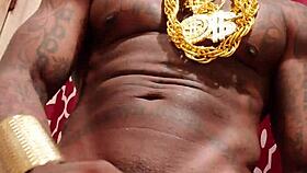 big black hairy cock strokes for you