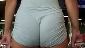 Gym booty gets worked out hard