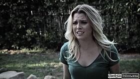 Driving instructor fucks a teen 18+ outdoors