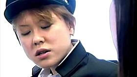 lesbian police officer kisses suspect with tongue