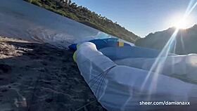 transando no parapente