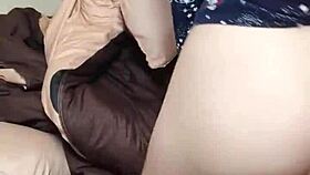 Chinese milf enjoys solo masturbation in private