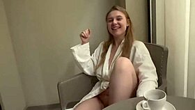 fucking hard by a delivery guy and finishing inside