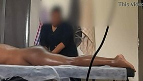 ass flashing to massaging girl in thailand