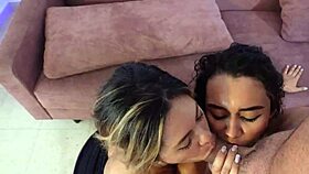 Horny latinas fuck teacher to pass class