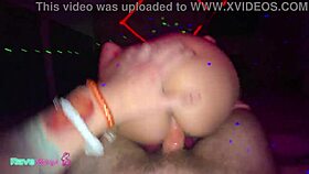 khloe kapri receives facial cum blast after club night