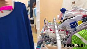 pinhole xxx we played anal game in fitting room