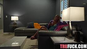 caught masturbating taylor teaches blowjob and cum