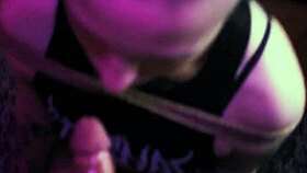 Ropes hold me tight while sucking