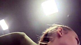 famous pornstar training in the gym