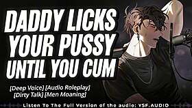 Gentle boyfriend licks pussy after stress
