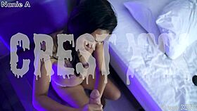 Taboo roleplay handjob with dirty talk