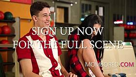 bowling alley milf and teen date free use