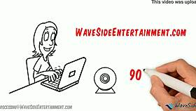 waveside entertainment model on webcam